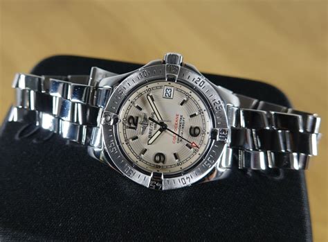 Breitling Colt Oceane II Quarz Edelstahl 33,2mm weißes 